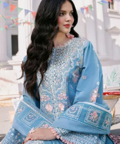 bin ilyas clara embroidered lawn 2024 | 212 a