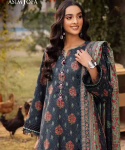 asim jofa printed lawn collection ajubj 17