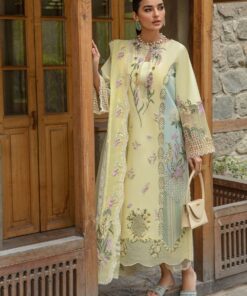 crimson luxury lawn 2024 | sarfaraz | sun kissed – lemon