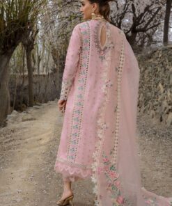 crimson luxury lawn 2024 | sarfaraz | believe in her – blush pink