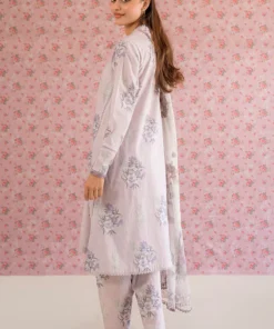 petals & prints by cross stitch | winsome orchid 3pc printed lawn suit (gz 115)
