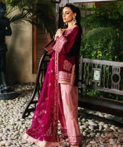 zainab chottani velvet unstitched winter || rubi