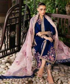 zainab chottani velvet unstitched winter || meher