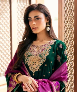 zainab chottani velvet unstitched winter || esha