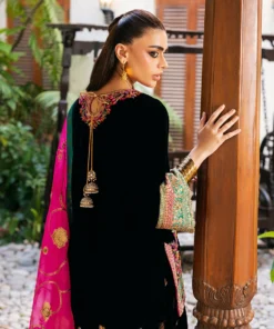 zainab chottani velvet unstitched winter || zeba