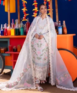 akbar aslam luxury lawn 2024 | oasis | u 103