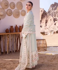 akbar aslam luxury lawn 2024 | oasis | u 101