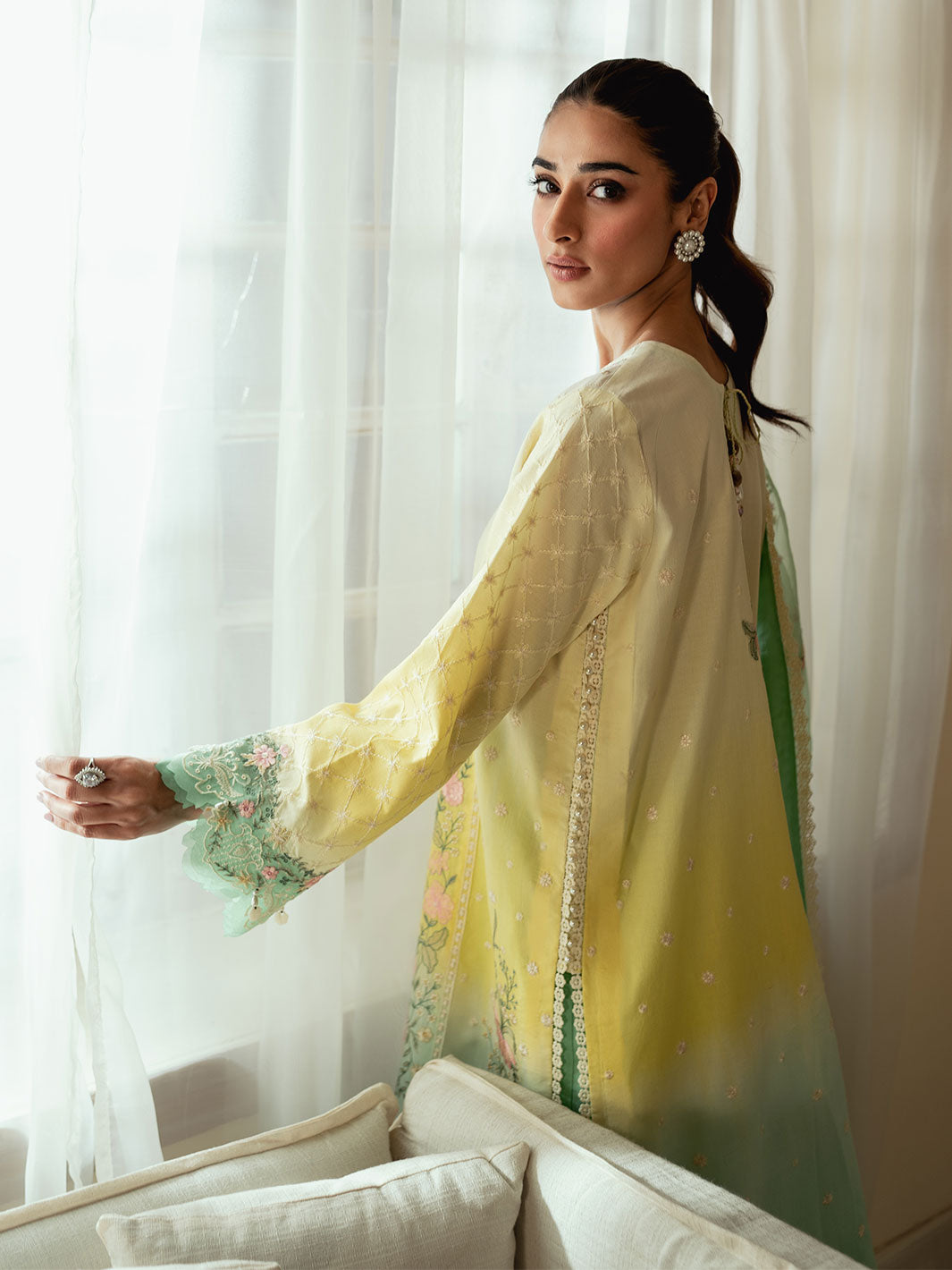 faiza faisal celine chikankari eid collection ’24 | noor faiza faisal celine chikankari eid collection ’24 | noor
