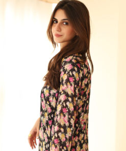 rangeen luxury printed raw silk suit | angelic frost