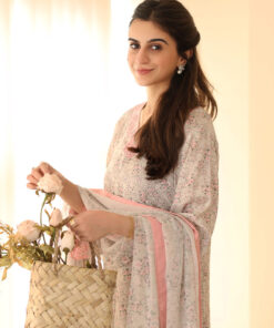 rangeen luxury printed raw silk suit | rf 012 c 2