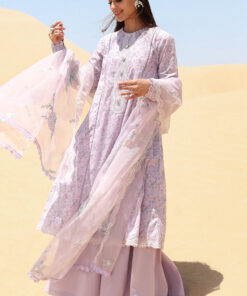 cross stitch eid lawn 2024 | lavender fog