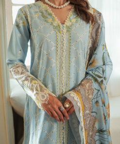 faiza faisal celine chikankari eid collection ’24 | rida