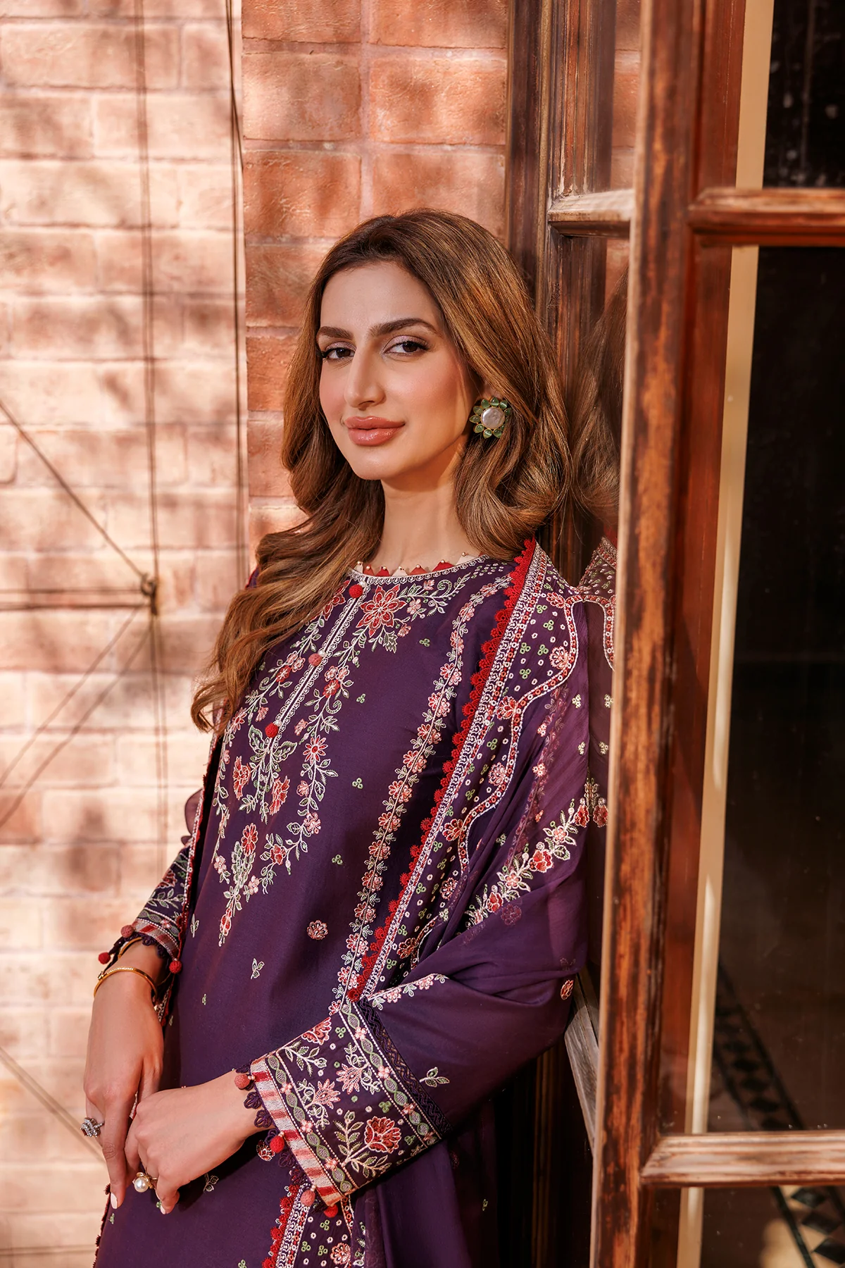 kaavish festive lawn by farasha | shadow berry kaavish festive lawn by farasha | shadow berry