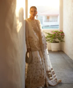 faiza saqlain luxury lawn 2024 | mirhana