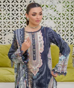 urbane linen prints 2025 || navy