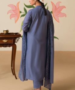 chikankari lawn by cross stitch 2024 | vol 2 | blue fern