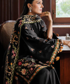 cross stitch satin de luxe | raven blossom