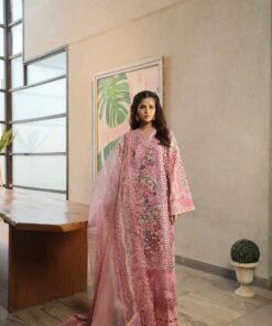 maryam hussain luxury lawn 24 | coral
