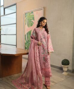 maryam hussain luxury lawn 24 | coral