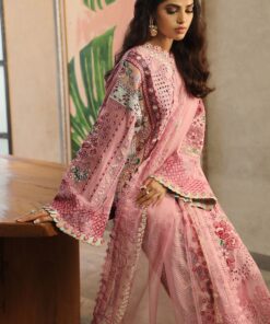 maryam hussain luxury lawn 24 | coral