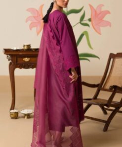 chikankari lawn by cross stitch 2024 | vol 2 | plum parfait