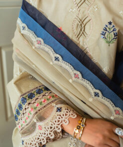 faiza faisal celine chikankari eid collection ’24 | miel