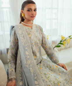 faiza faisal celine chikankari eid collection ’24 | farya