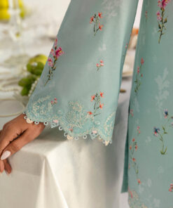 qalamkar qprints unstitched printed lawn | 08b (gz 406)