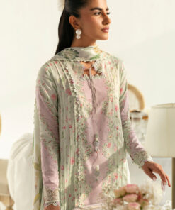 qalamkar qprints unstitched printed lawn | 07a