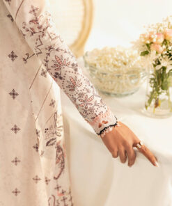 qalamkar qprints unstitched printed lawn | 09a (gz 367)