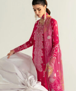 qalamkar qprints unstitched printed lawn | 06b