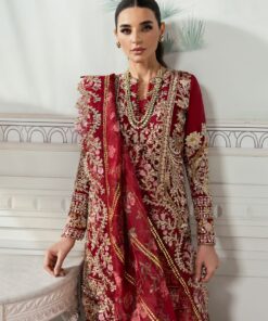 crimson x saira shakira unstitched wedding collection | cw24 d7