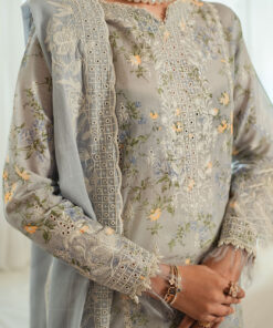 faiza faisal celine chikankari eid collection ’24 | farya