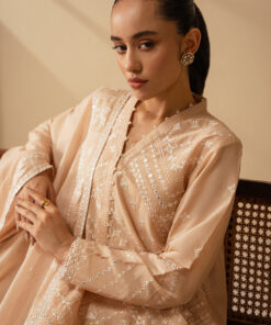 cross stitch 3 piece embroidered lawn suit | silver dust cross stitch 3 piece embroidered lawn suit | silver dust