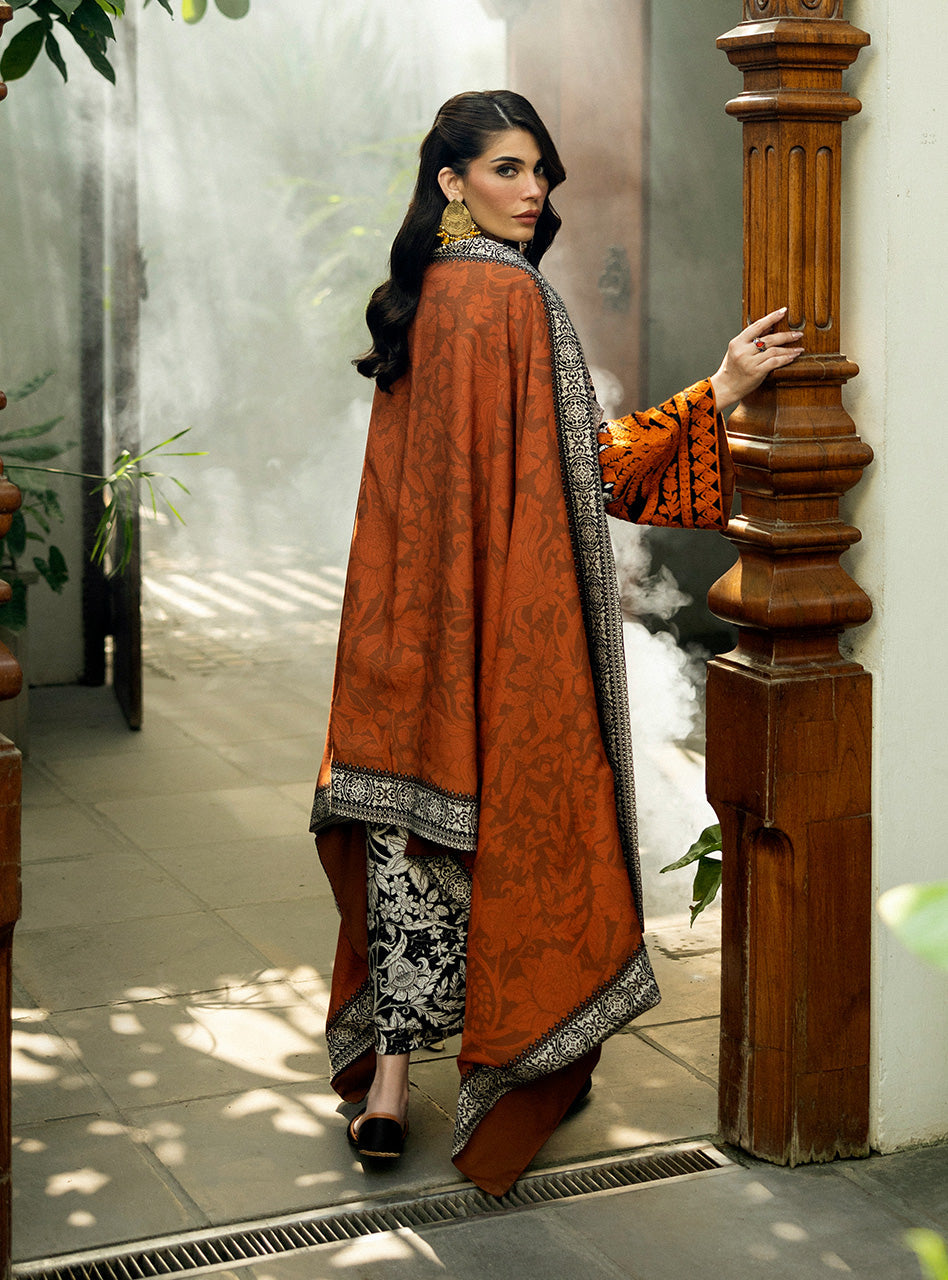 zainab chottani winter shawl collection | d6 zainab chottani winter shawl collection | d6