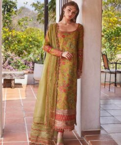 hussain rehar luxury lawn 2024 | sorbet (ss 5334)