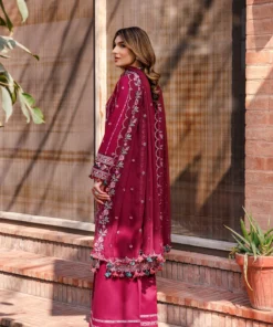 kaavish festive lawn by farasha | garnet glam