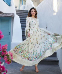 faiza saqlain luxury lawn 2024 | avelina