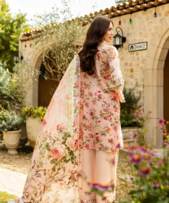 elaf print chikankari collection 2025 | elk 04b