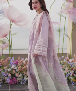 qalamkar luxury lawn | sahil 2025 | fk 09 evelyn