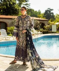 elaf print chikankari collection 2025 | elk 08b