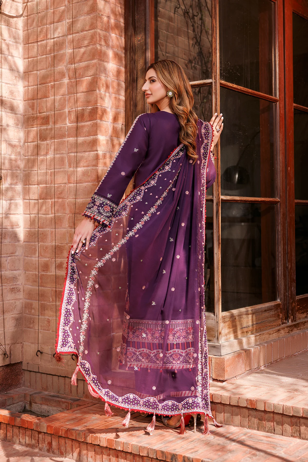 kaavish festive lawn by farasha | shadow berry kaavish festive lawn by farasha | shadow berry