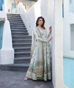 faiza saqlain luxury lawn 2024 | avelina