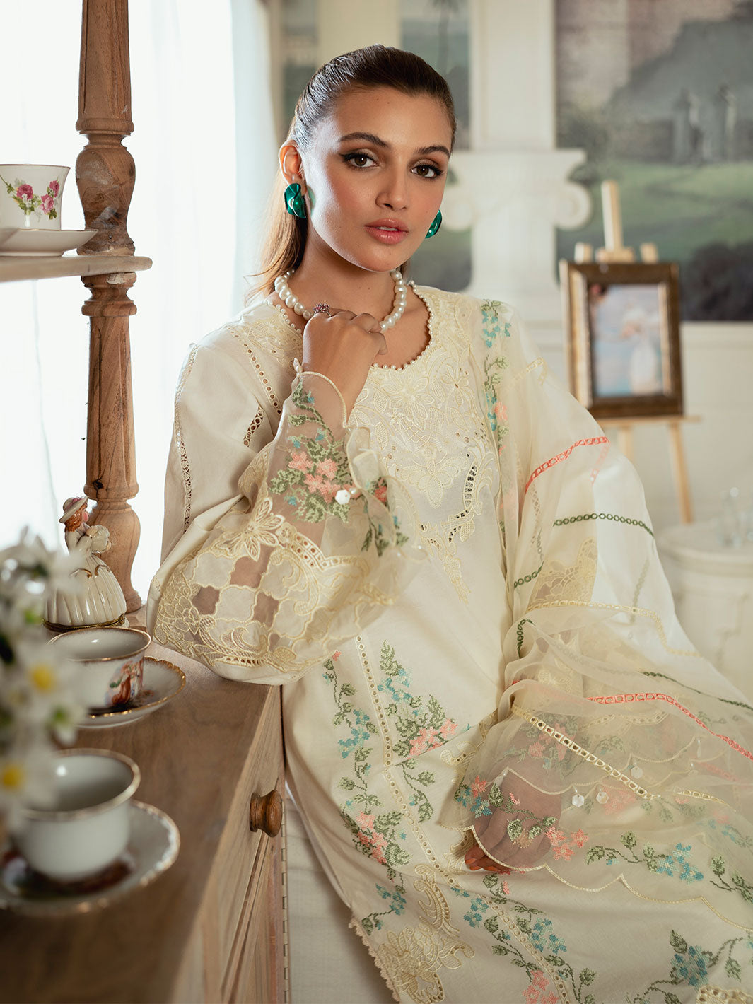 faiza faisal celine chikankari eid collection ’24 | bella faiza faisal celine chikankari eid collection ’24 | bella