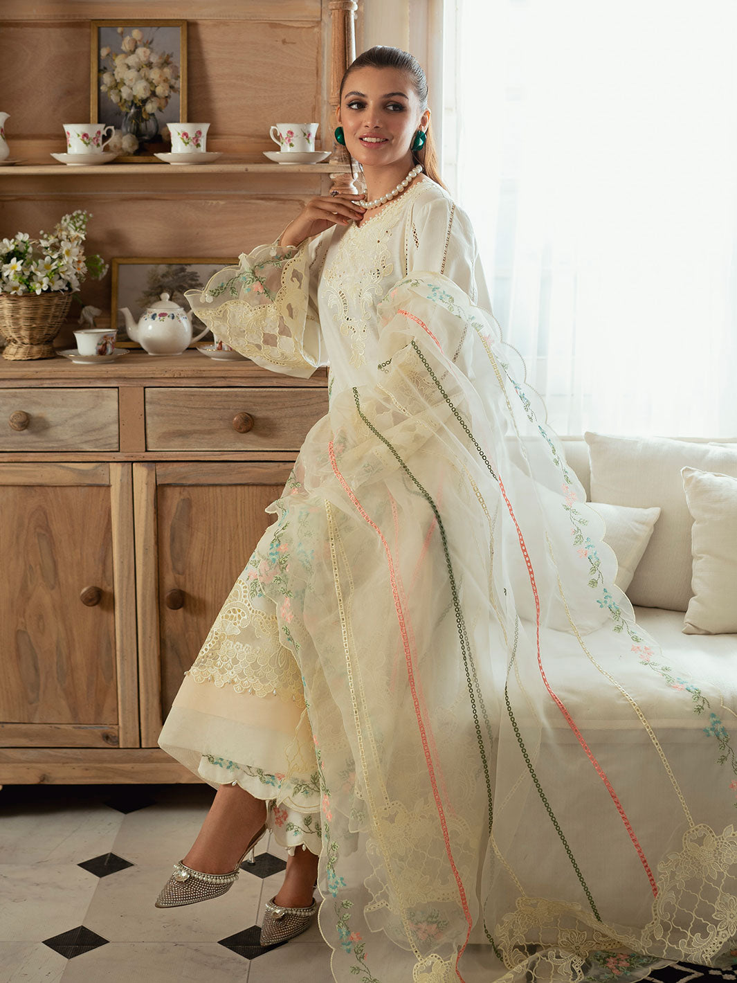 faiza faisal celine chikankari eid collection ’24 | bella faiza faisal celine chikankari eid collection ’24 | bella