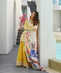 faiza saqlain luxury lawn 2024 | talin