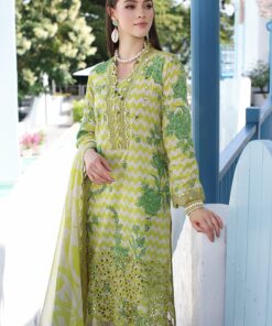 charizma combination embroidered lawn 2024 | cch4 03