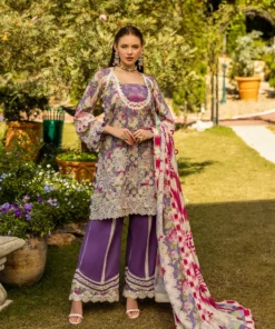 elaf print chikankari collection 2025 | elk 02a