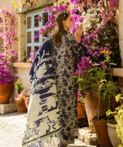 elaf print chikankari collection 2025 | elk 01a