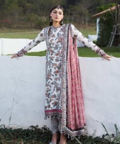 hussain rehar luxury lawn 2024 | elara (ss 5421)